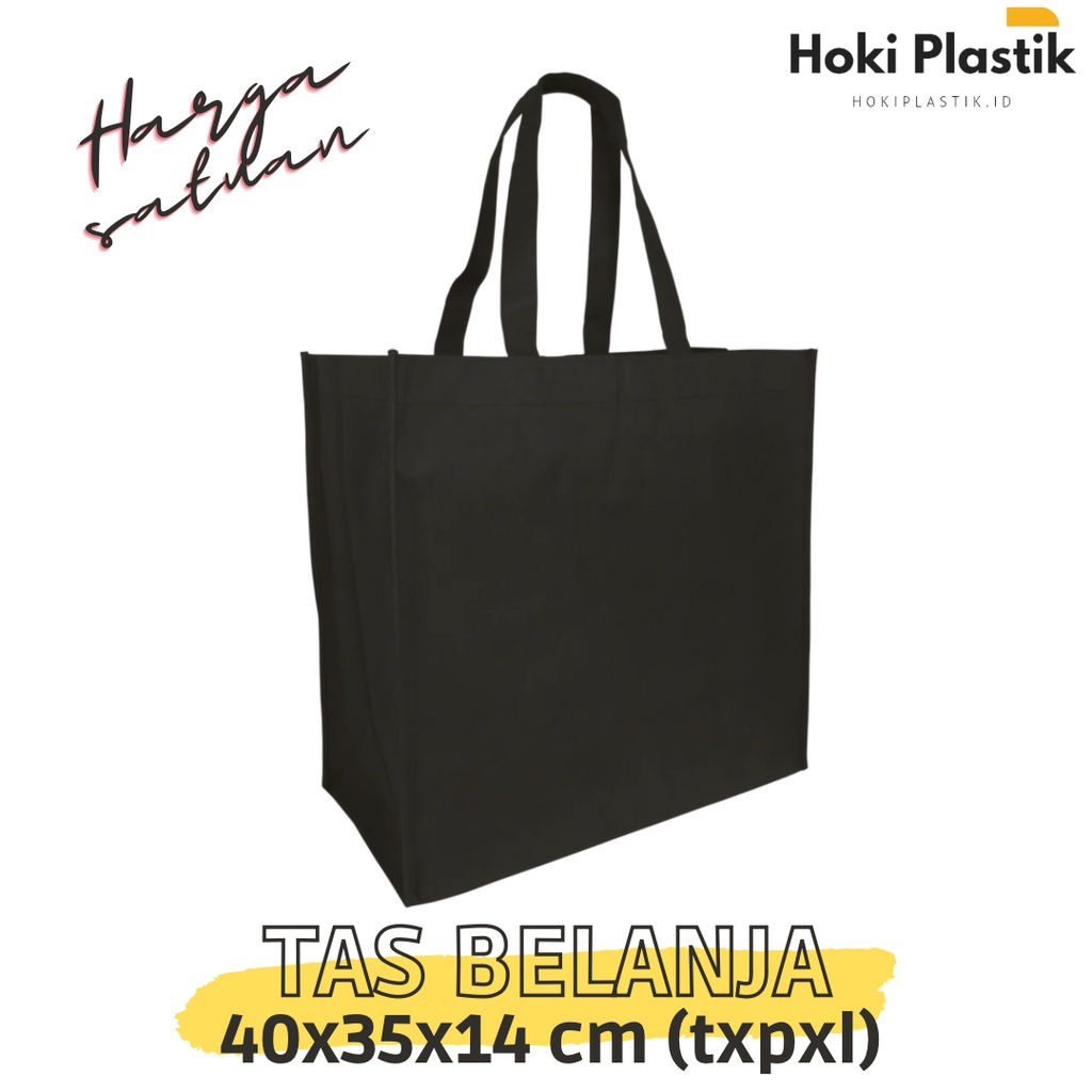 Tas Belanja Tote Bag Murah Model Berdiri Ukuran 40x35x14 cm Tas Spunbond Goodie Bag Souvenir Polos Hajatan Kuat Model Shoping Bag Bagus Spunbond Bag Tote Bag Polos Promo Tas Murah Sofenir Pengganti Kantong Kresek Tas Spunbond Kotak Nasi Kotak Brownies