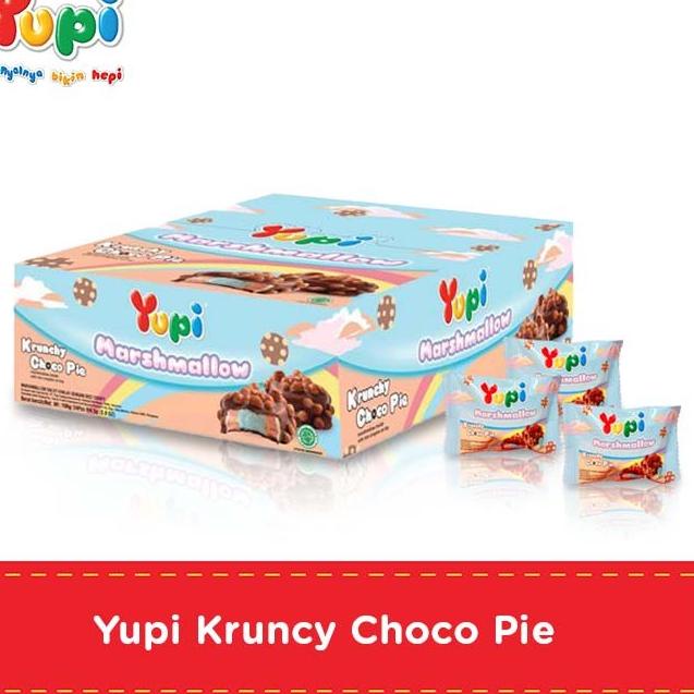 

Lariz manis--Yupi Krunchy Choco Pie Box 24Pc