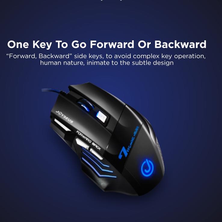 Harga Bersahabat RGB Professional Gaming Mouse JOYSEUS 3200DPI LED USB Wired - MS0007