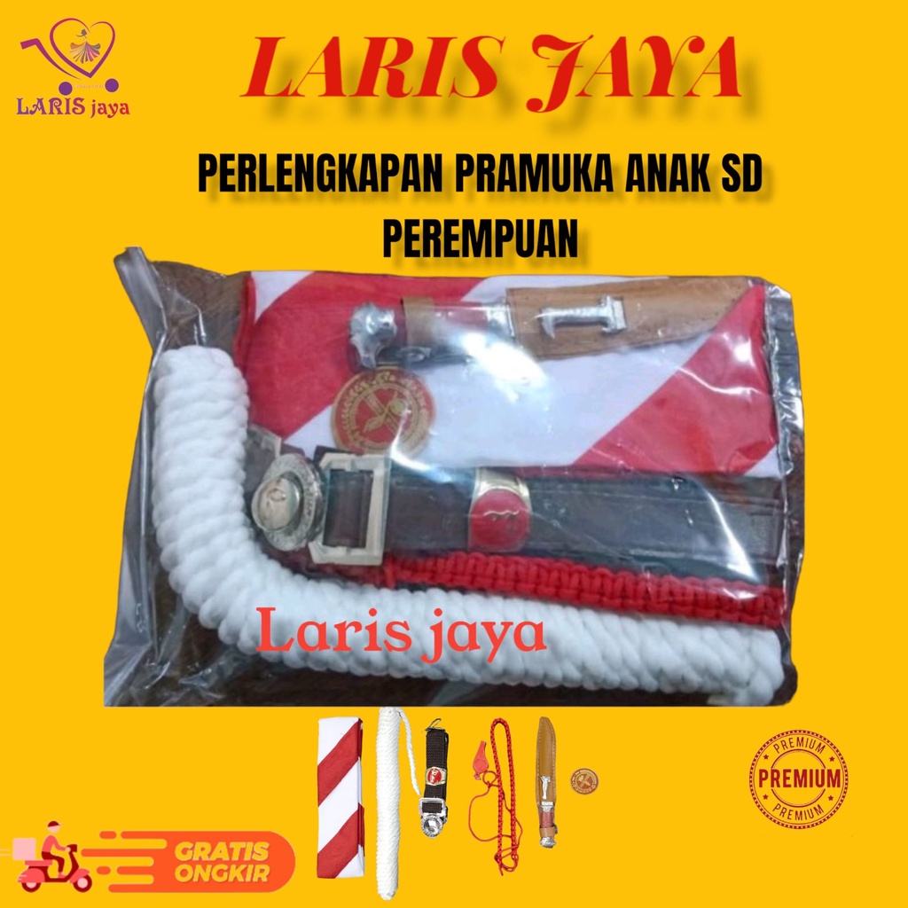 Peralatan Pramuka Perempuan SD Perlengakapan Pramuka SD Anak perempuan