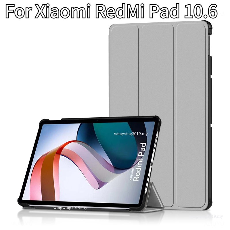 Case Stand Magnetik Bahan Kulit PU Untuk Xiaomi Redmi Pad 10 6 Inch 2022