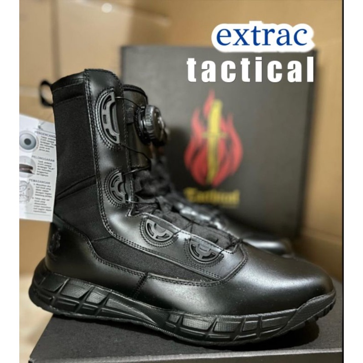 SEPATU PDL PARADE TALI PUTAR TNI / POLRI TACTICAL EXTRACK ORIGINAL