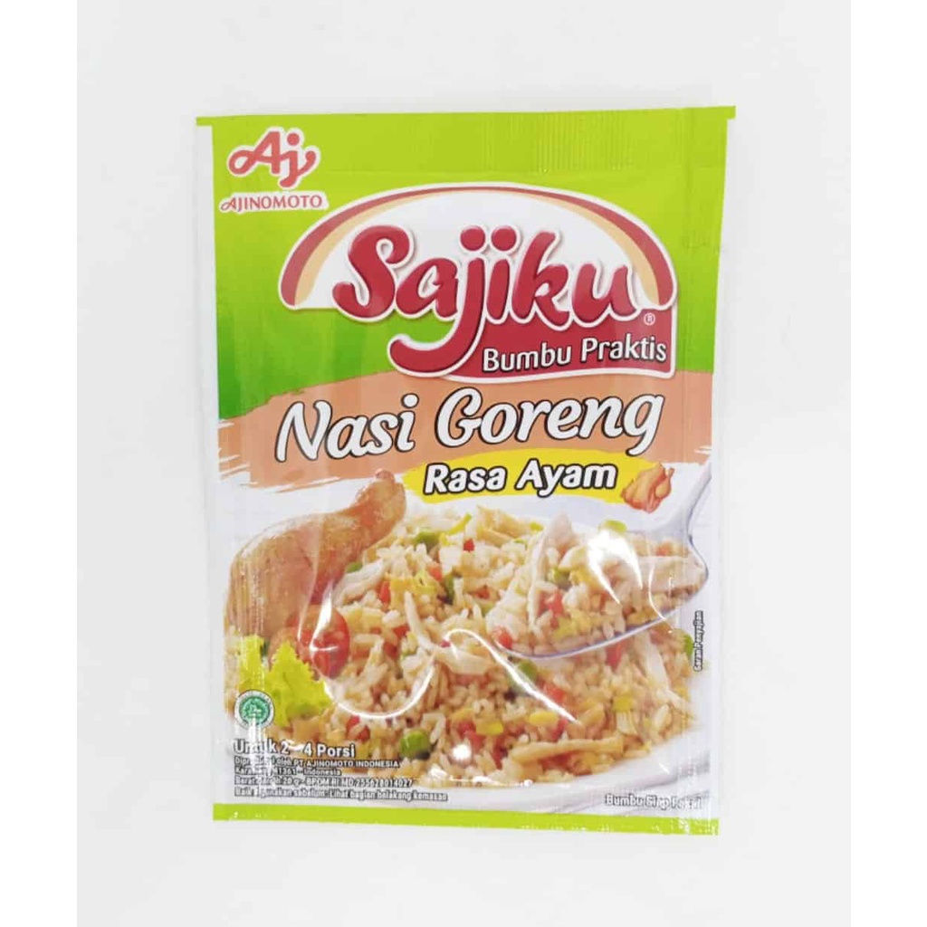 Jual Bumbu Nasi Goreng Rasa Ayam Dan Pedas Sajiku Gram Shopee Indonesia