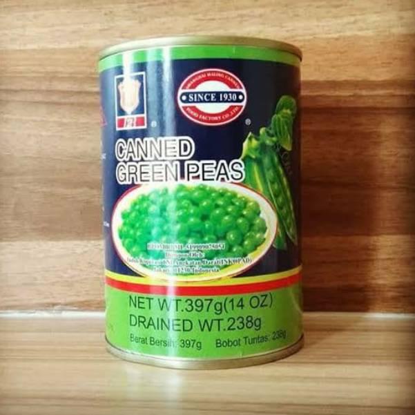 

Stock ready--Green Peas/Kacang polong dalam kaleng
