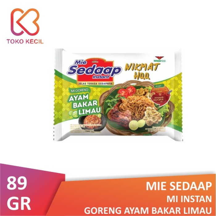 

TERLARIS Mie Sedaap Goreng Ayam Bakar Limau 89gr