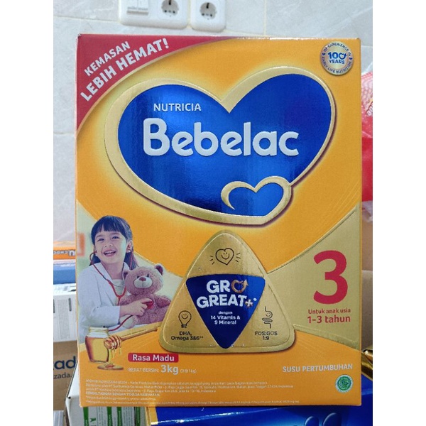 Bebelac 3 Vanila Madu 3000gr 3Kg