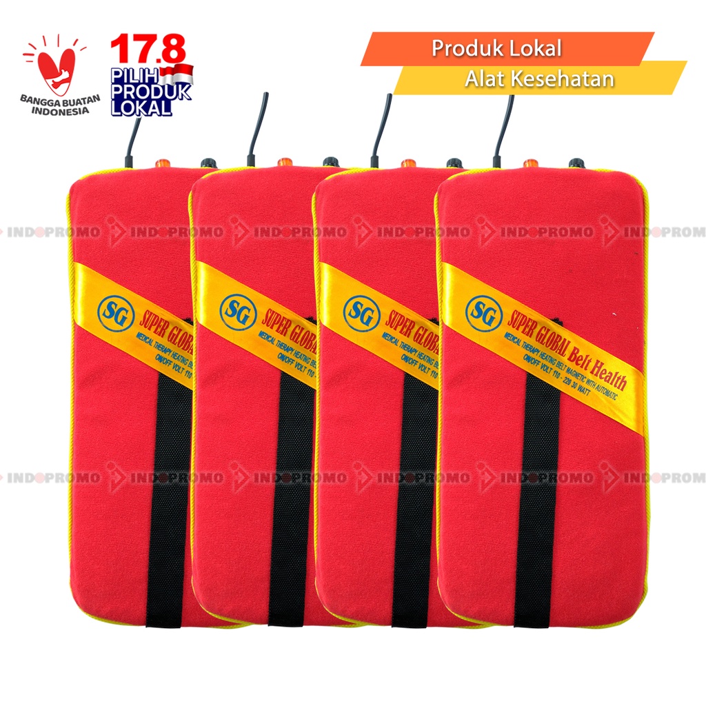 Bantal Panas Super Global Belt Magnetik Sabuk Kesehatan Therapy Bantal Panas Pasir