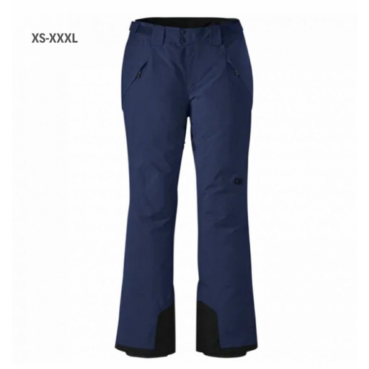 CELANA GUNUNG HIKING WINTER OUTDOOR RESEARCH SNOWCREW NAVAL BLUE WOMENS