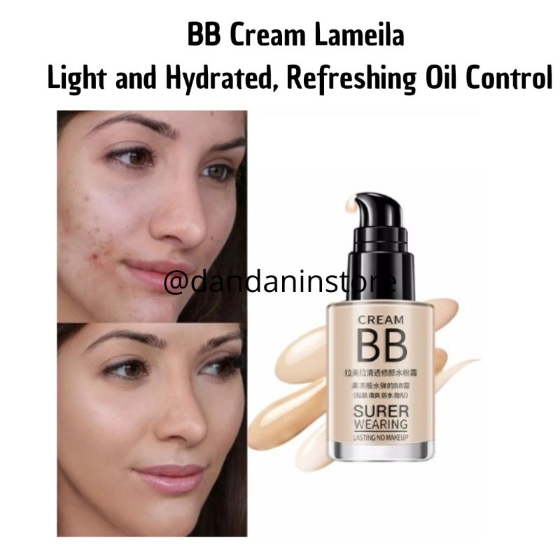 Alas Bedak Lameila Fondation BB Cream Original 100% Make Up Bb Crem Bbcream Powder Murah Kecantikan Kosmetik Wajah