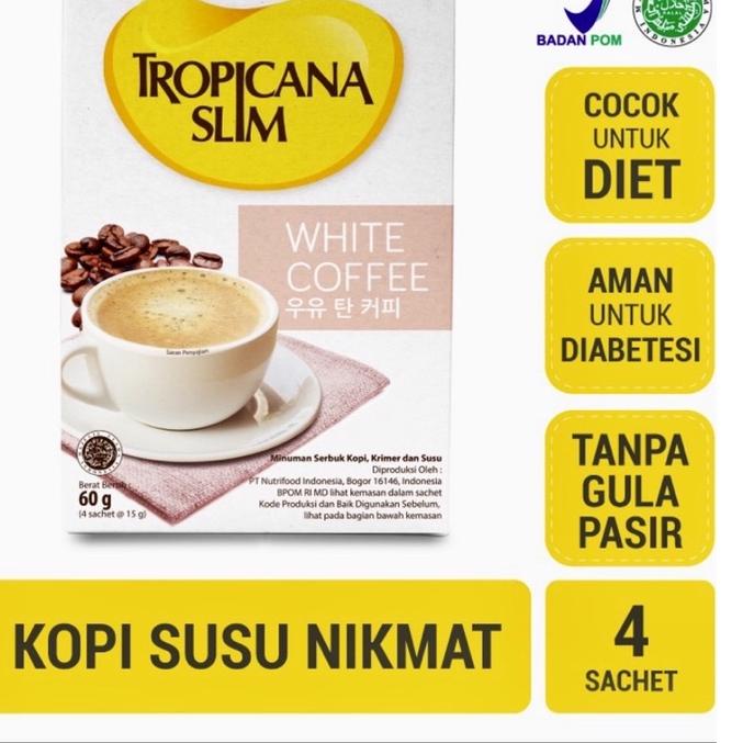 

Best Price--Tropicana Slim White Coffee 4 sachet