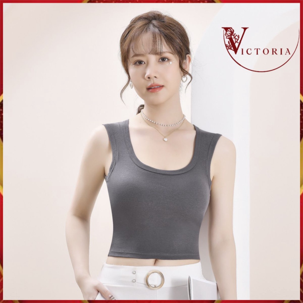 Victoria Laura Crop Tanktop With Cup Bra 1121