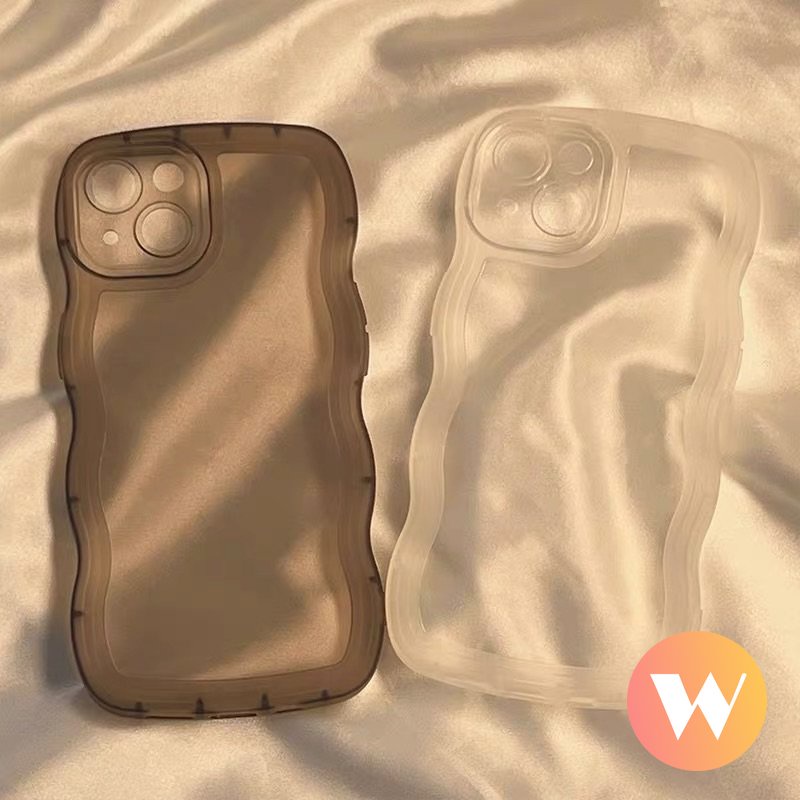 Soft Tpu Simple Bening Casing Ponsel Realme C35 C25Y C25 C25s C15 10 C12 C20A C20 C1 C21Y C20A C11 Realme 5 6i 5i 5s C11 2021 C3 Transparan Mewah Bingkai Bergelombang Shockproof Back Cover