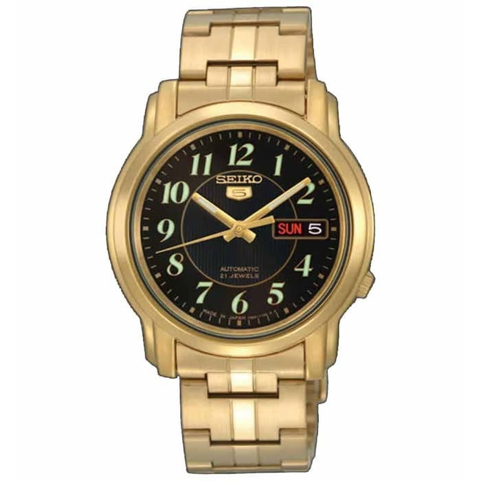 Seiko 5 Automatic SNKL96 Full Gold Black Original
