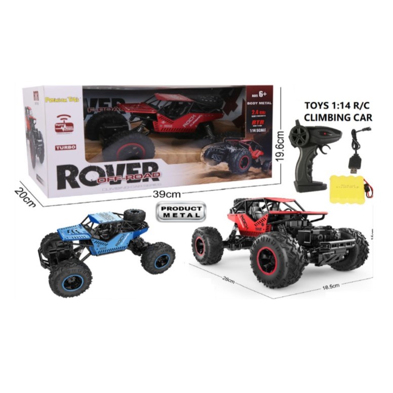 Mainan Anak RC POWER OFF ROAD 1:14 Rover Racing Climbing Car Remote