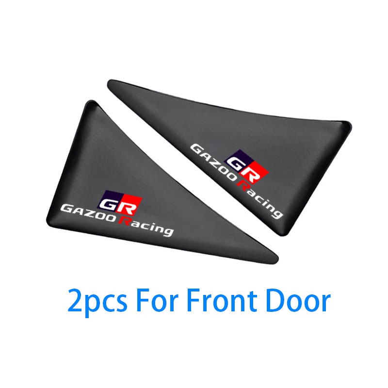Gr Gazoo Racing Pinggiran Pintu Mobil Anti Gores Tabrak (Pengentalan) Stiker Perlindungan Sudut Stiker Karet Silicon Untuk Toyota GR Sport Vios Rush Yaris Corolla Cross Fotuner CHR RAV4