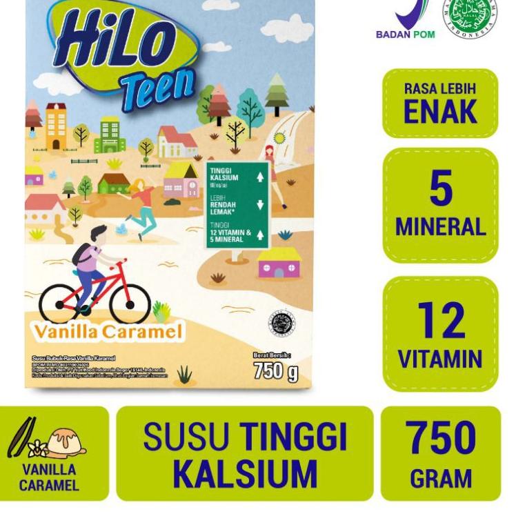 

[KODE PRODUK KS6769] HiLo Teen Vanilla Caramel 750 gr HiLo Teen Chocolate 750 gr