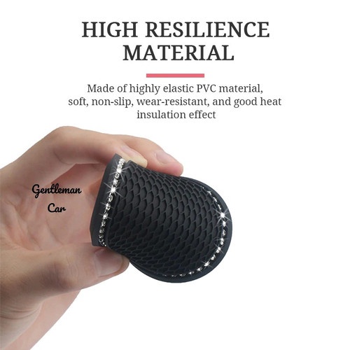 Cup Holder Tatakan Premium Bling Alas Anti Slip Botol Gelas Mobil