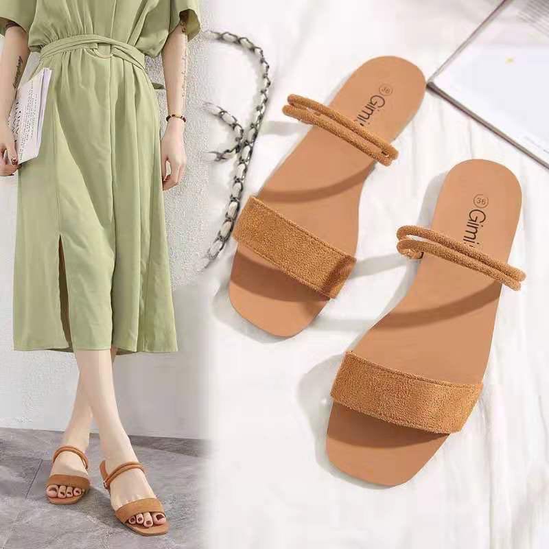 Sandal Selop Musim panas Flat Wanita YOAN