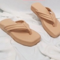 Platform Sandal Puffy Flip-Flop Korean Style