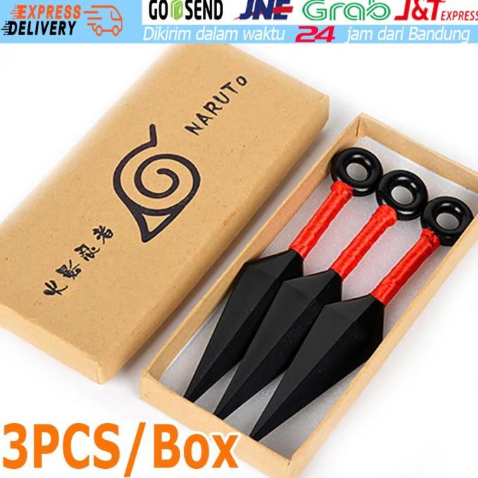 [COD] Naruto Pisau Kunai Cosplay Senjata Hokage Plastik Hadiah Kado ultah PROMO Kode 276