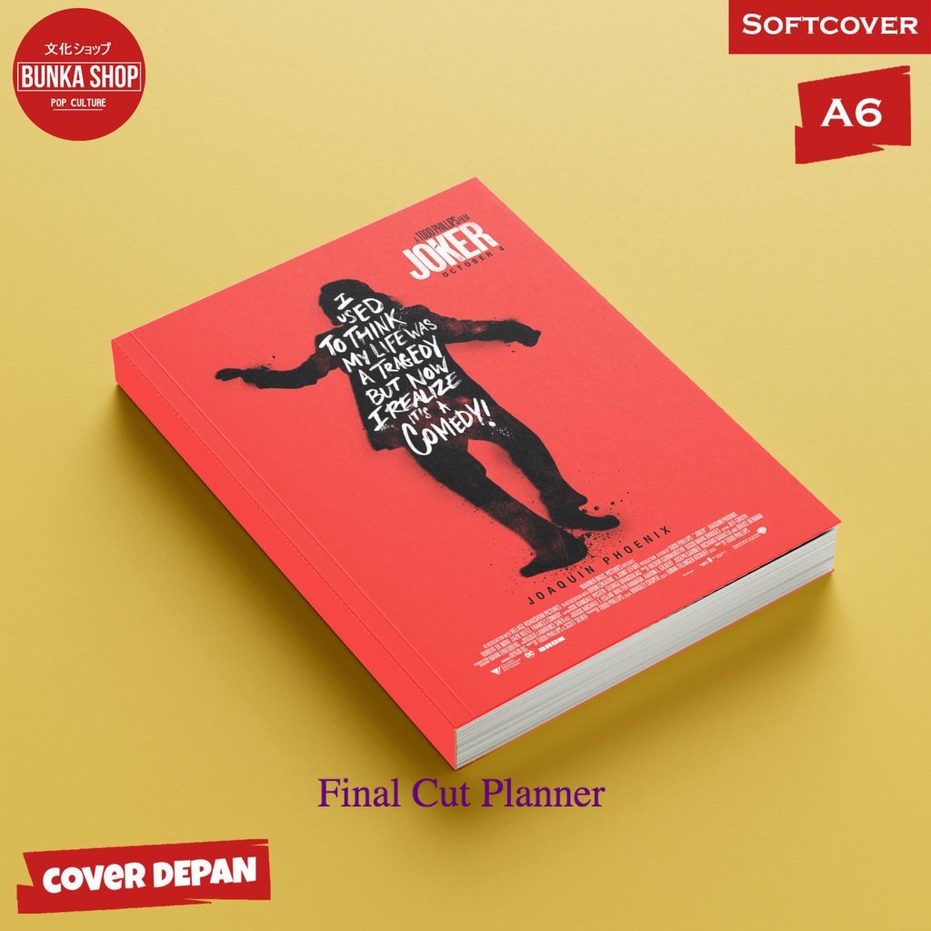 

Pocket Note DC Batman Joker 1 Softcover A6 Buku Tulis Catatan Notes Agenda planner Jurnal .