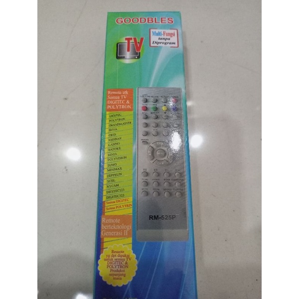 remote politron tv tabung