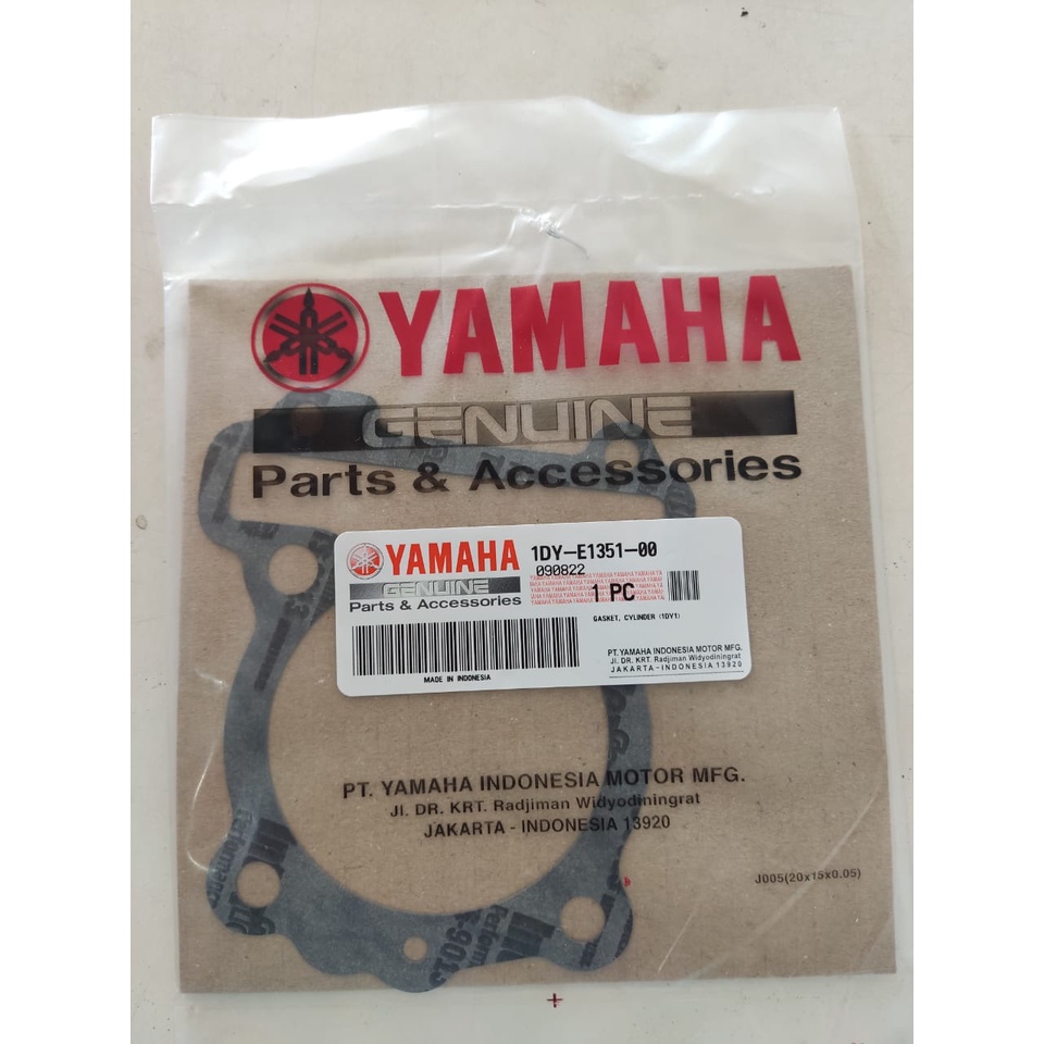 Paking Blok Seher Gasket Cylinder Yamaha Jupiter Z1 Injeksi FI 1DY E1351 00