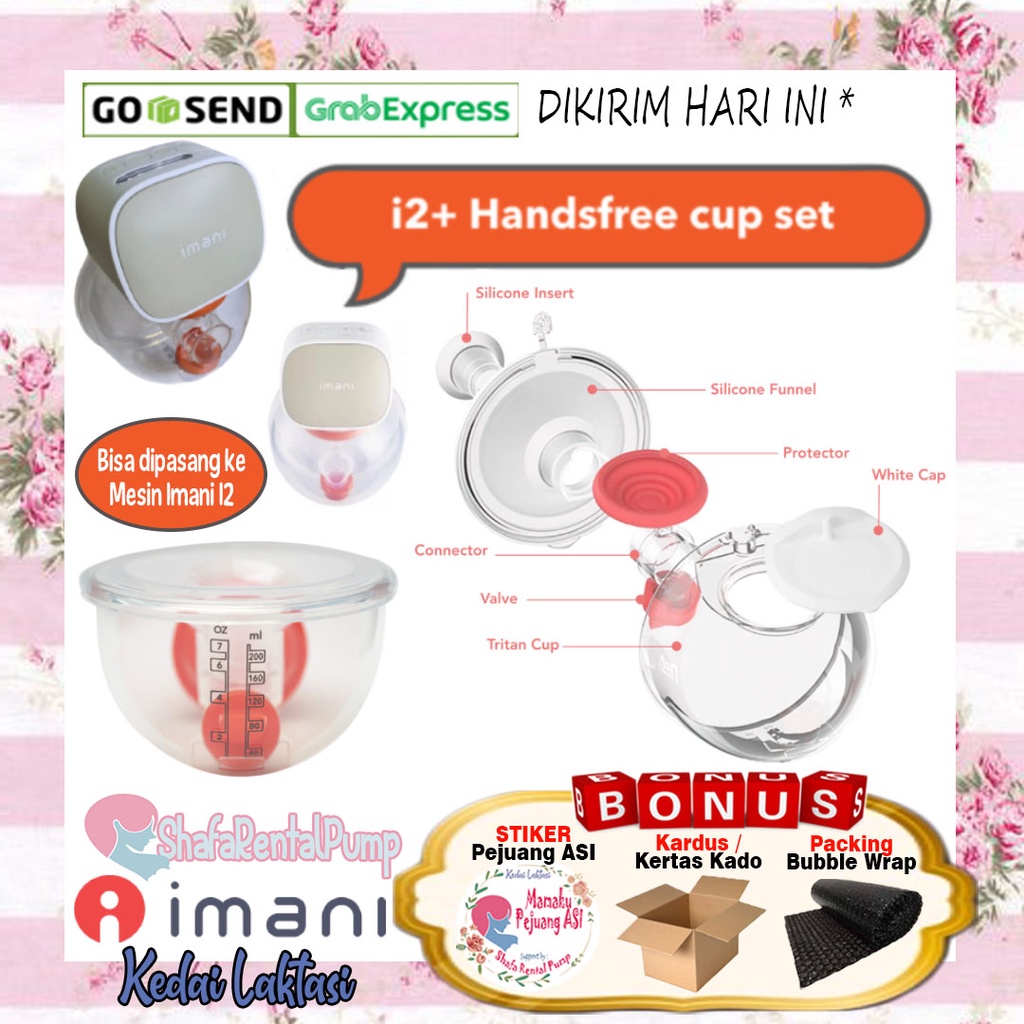 Cup Handsfree Imani i2+ / Handsfree Cup Set i2+ / Sparepart imani i2+