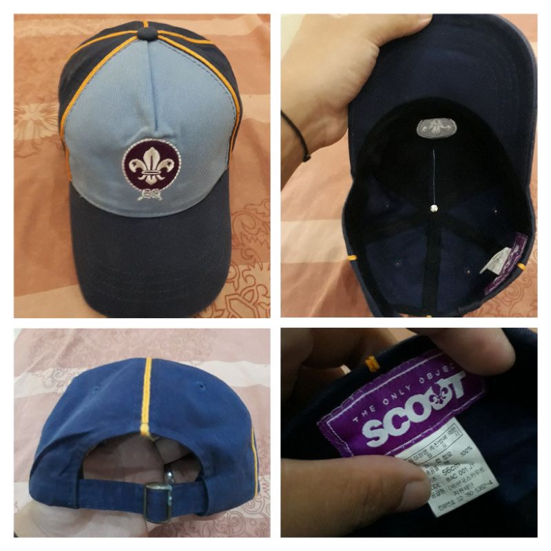 topi scout setelan second