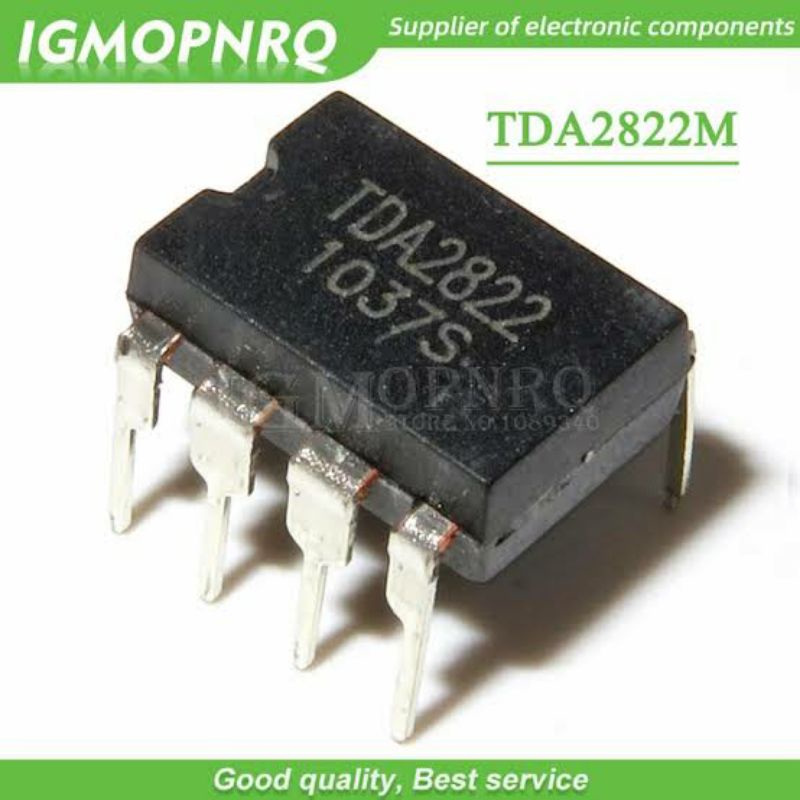 IC TDA2822M TDA2822 TDA 2822  DUAL LOW VOLTAGE POWER AMPLIFIER