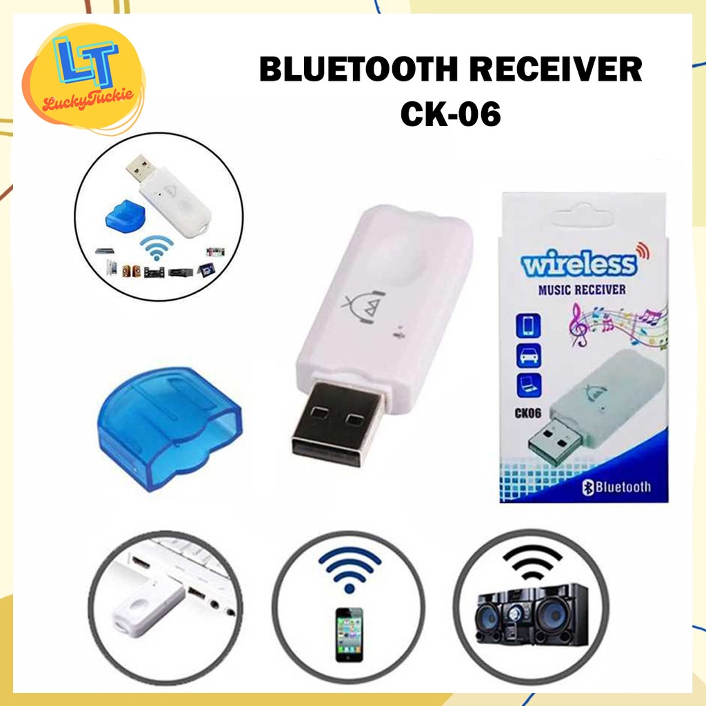 BLUETOOTH RECEIVER CK06 / BLUETOOTH RECEIVER CK 06 WIRELESS AUDIO USB / USB BLUETOOTH WIRELESS ADAPT