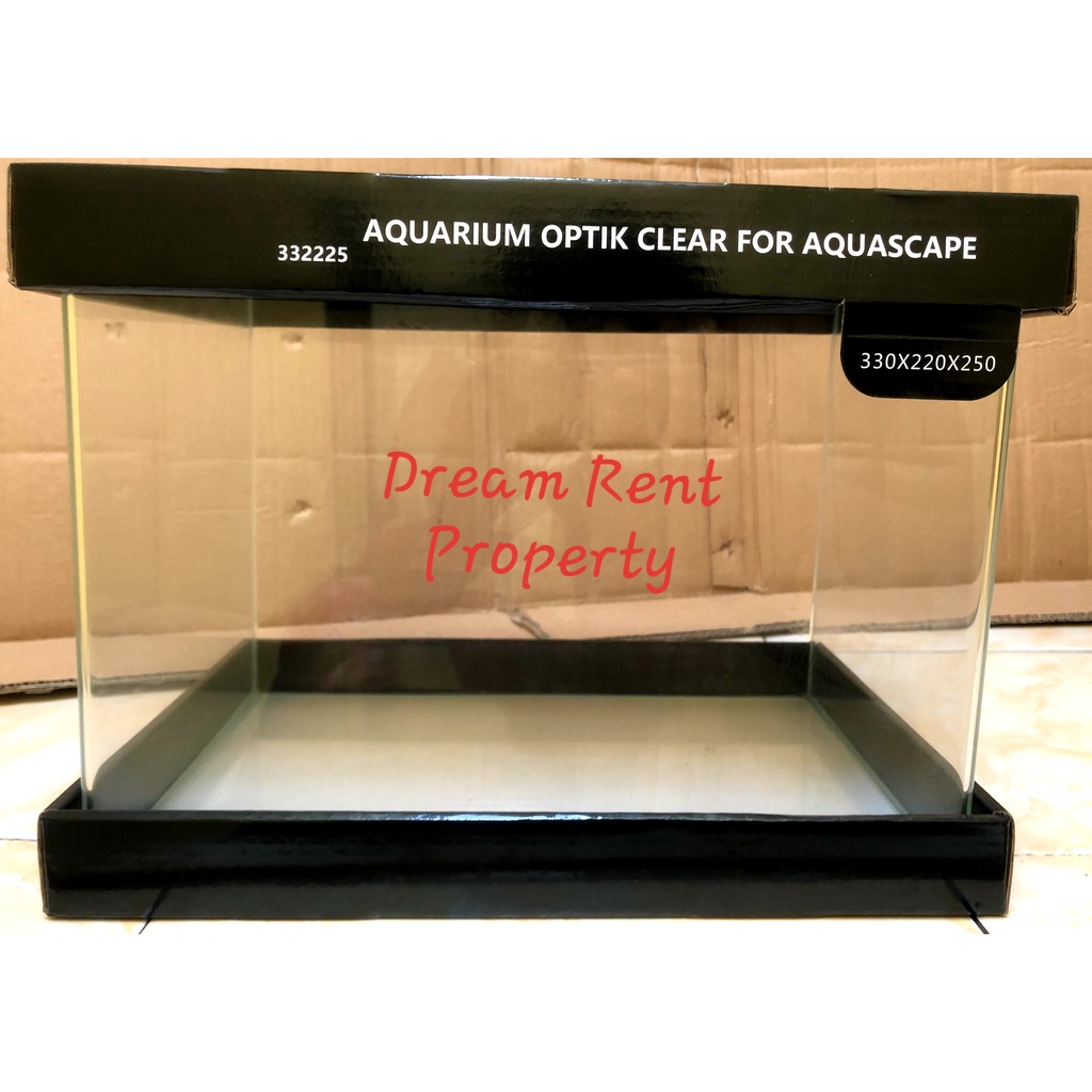 Aquarium Optic Clear Akuarium Kaca Bending Lengkung RECENT 18 liter