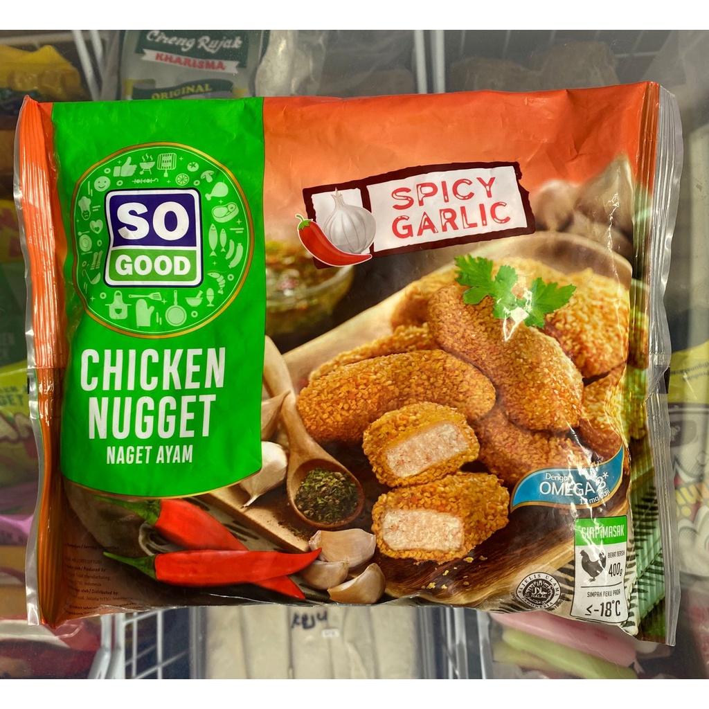 

So Good Chicken Nugget Spicy Garlic 400gr