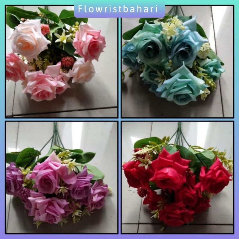 Dekorasi artificial Bunga dekorasi pelaminan wedding hias palsu dekorasi artificial