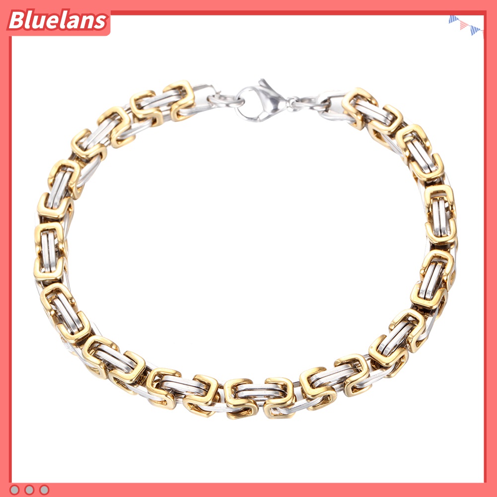 Gelang Rantai Bahan Stainless Steel Untuk Pria