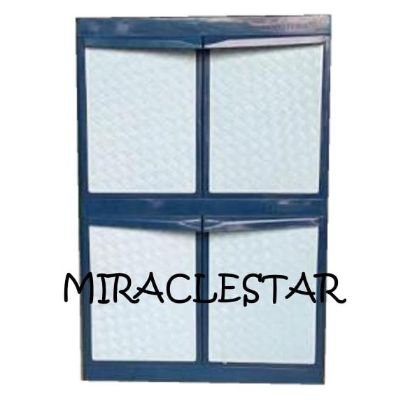 Tabitha Susun 2 Lemari Laci Drawer Cabinet Pakaian Baju Plastik Serbaguna