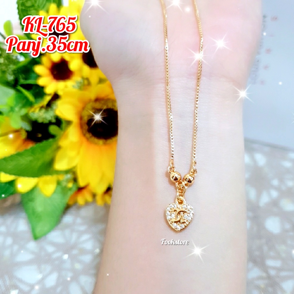 Kalung Anak Perempuan XUPING Gold Liontin KUCING