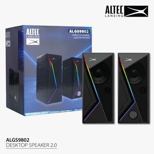 Speaker Gaming RGB Altec Lansing ALGS9802 Speaker Gaming Pc 2.0 RGB