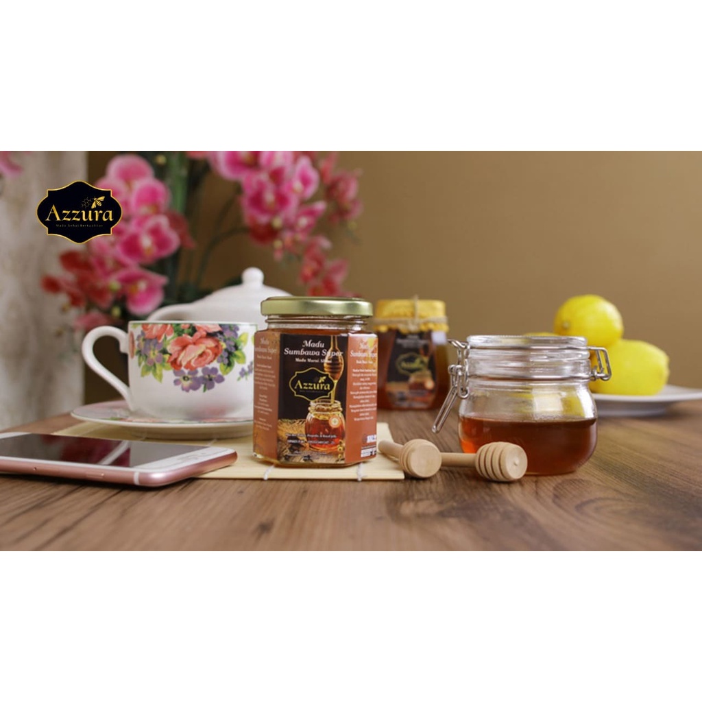 

AZZURA MADU SUPER SUMBAWA untuk Stamina dan Daya Taan Tubuh, Flu, Sariawan, Panas Dalam, dll.