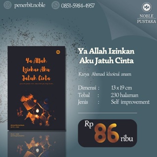 Penerbit Noble Buku Motivasi Menghafal Quran Ya Allah Izinkan Aku Jatuh Cinta karya Ahmad Khoirul Anam