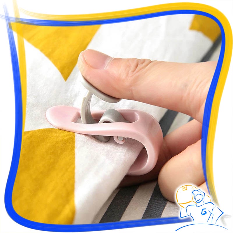 Klip Penjepit Sprei Kasur Anti Geser Licin Quilt Cover Holder Selimut