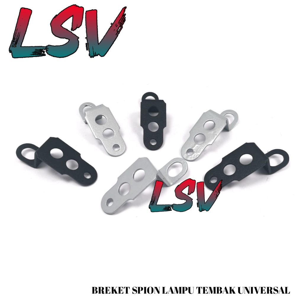 Breket dudukan Lampu Tembak Sorot Universal Breket Spion Lampu Tembak