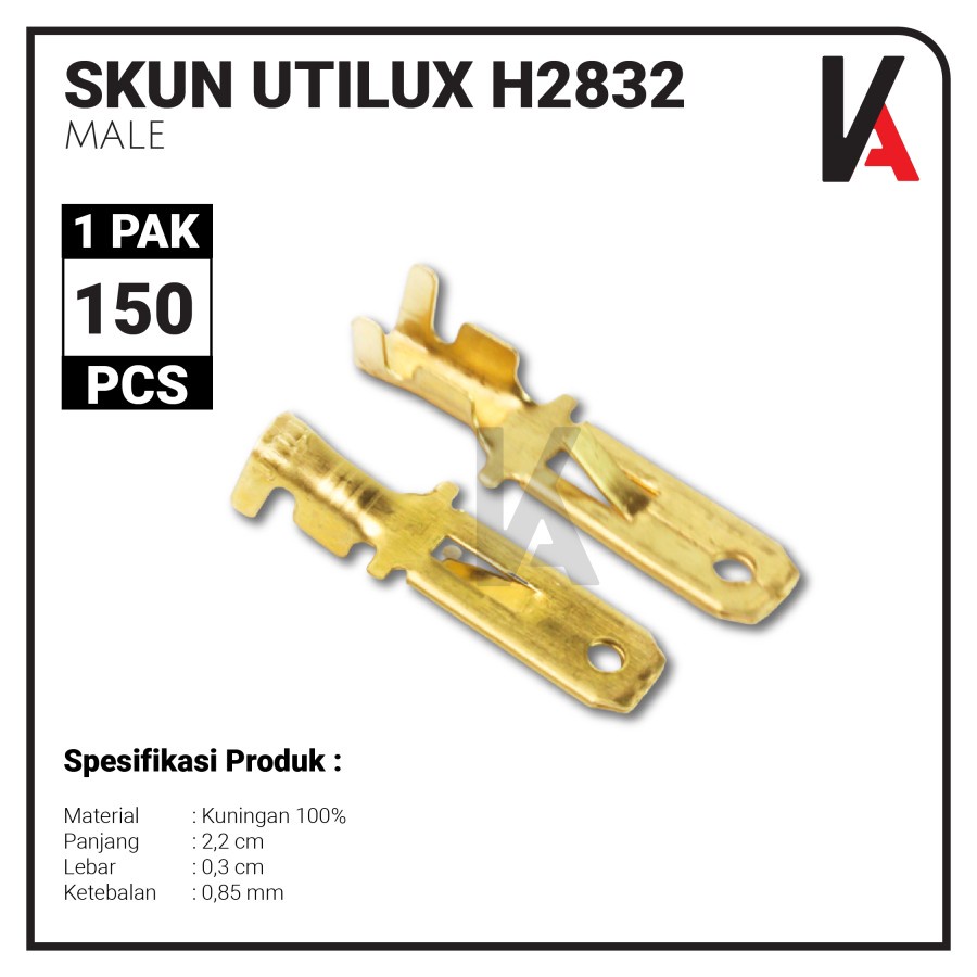 TERMINAL / SKUN MALE / SKUN COWO UTILUX H2832 BERKUALITAS