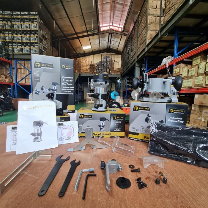 Biscuit Jointer Bt 380 Wt , Wood Trimmer/ Router Bisa Ganti Dudukan