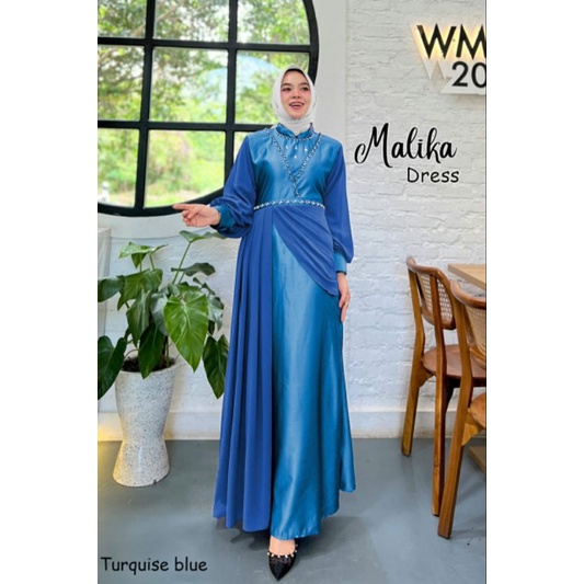 MALIKA JUMBO GAMIS PESTA MUSLIMAH