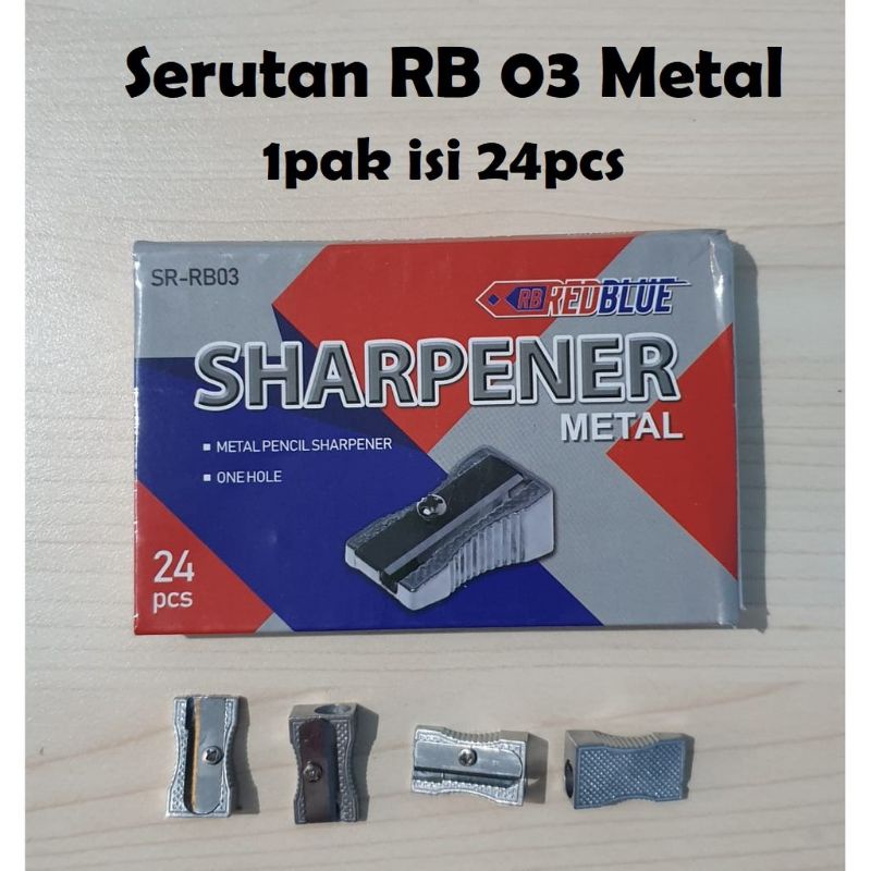 

[6 PCS] Pcs Serutan Rautan Sharpener Pensil Murah Metal SR-RB03