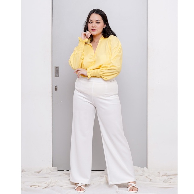 KEMEJA OVERSIZED JINJU JUMBO (SIZE XL-XXL) - Kemeja Wanita Formal Ukuran Besar | Baju Atasan Wanita 