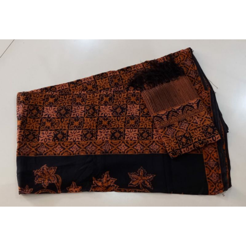 Selendang Sarung Batik Sogan Batik Paris Batik Trusmi Cirebon