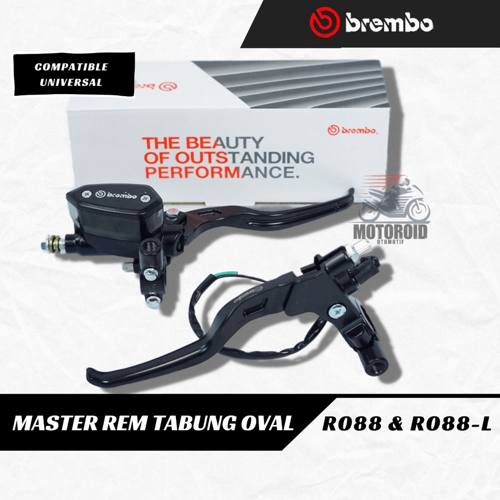 Master rem brembo model RCB tabung Oval 14MM Universal PNP Beat Vario Scoopy Vixion Ninja Sonic Jupiter Universal