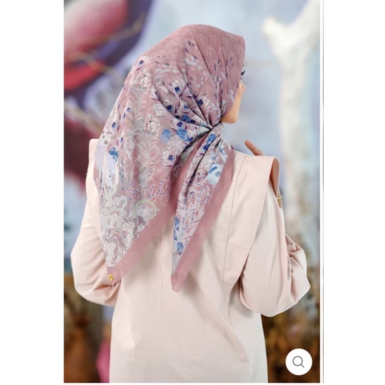 PRELOVED Buttonscarves Ederra Series Dusty Rose